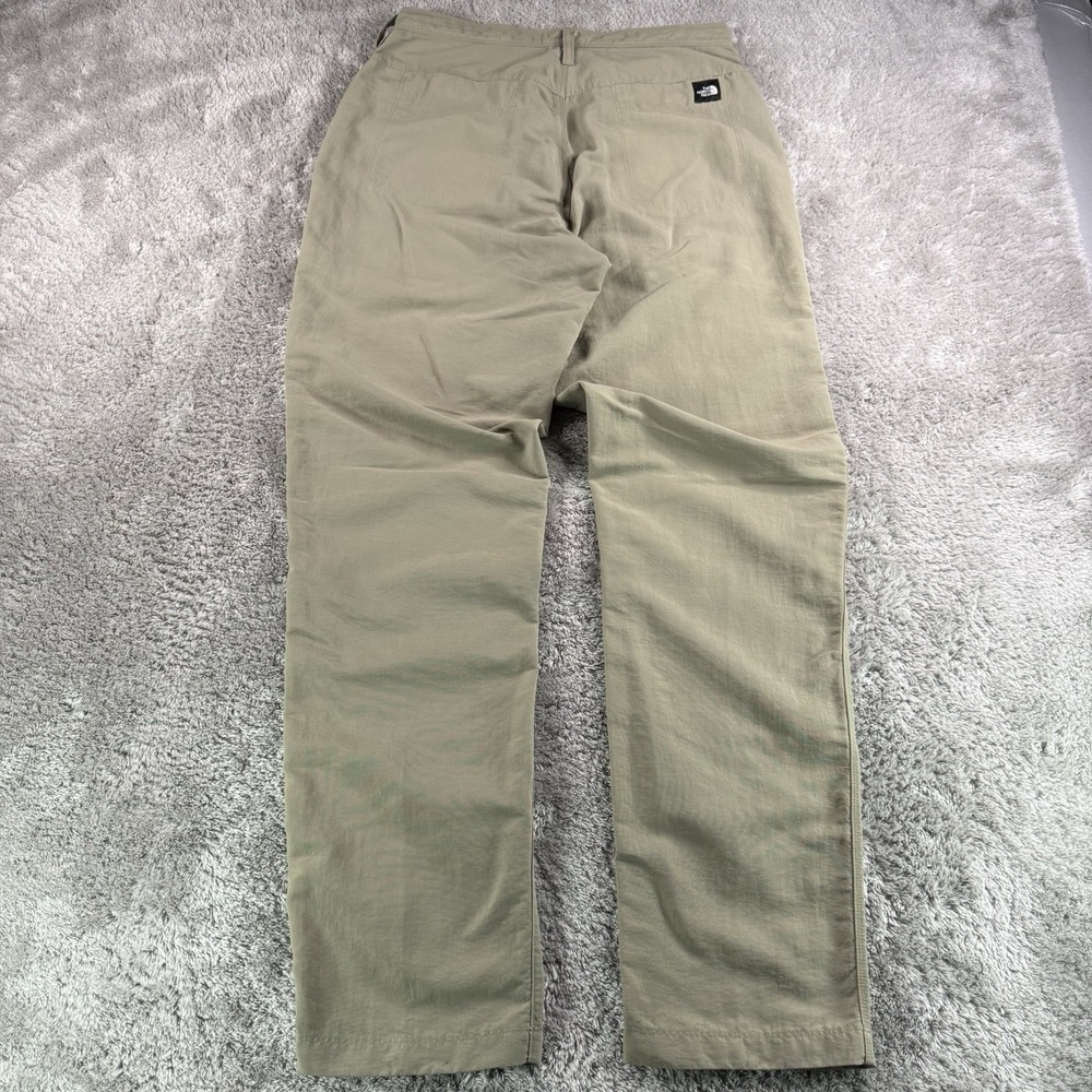 The North Face Vintage Womens 6 Nylon Hiking Pants Khaki Outdoor Trail 00s - Picture 5 of 12